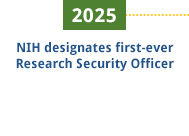 2023 - NIH designates first-ever Research Security Officer