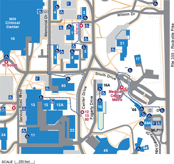 NE Section - Detailed Accessibility Access Map