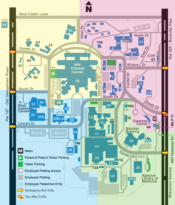 Campus Evacuation Map