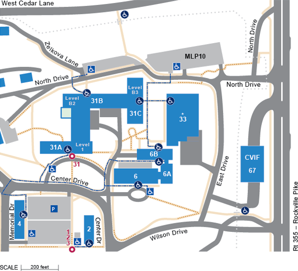 NE Section - Detailed Accessibility Access Map