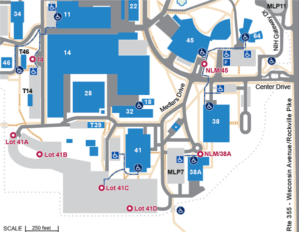 SE Section of Campus - Detailed Accessibility Access Map