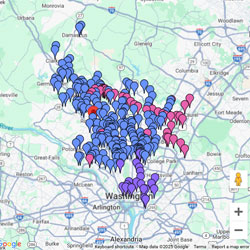 Montgomery County traffic Cameras Map