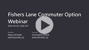 Fishers Lane Commuter Options Webinar