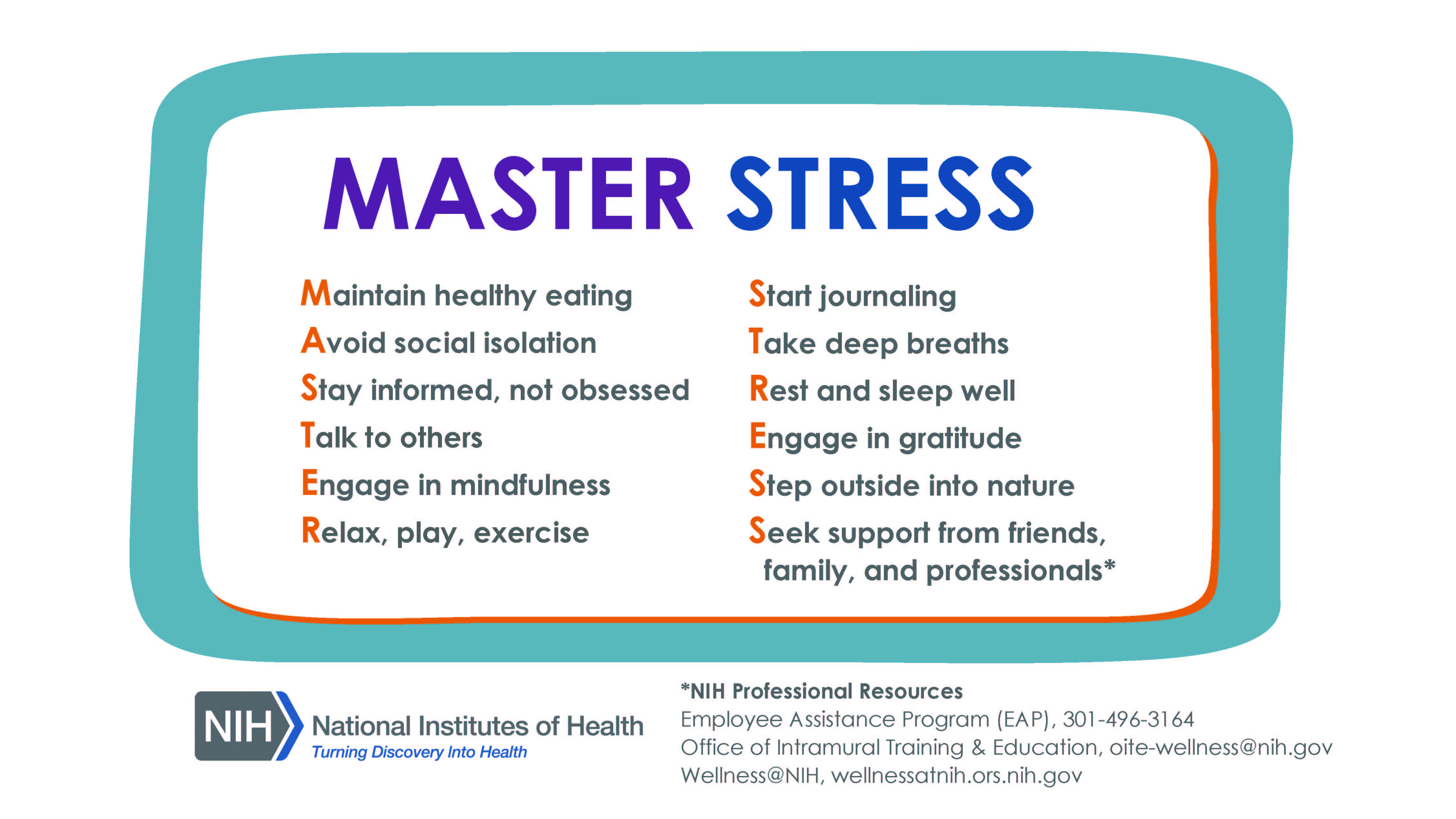 MASTER STRESS Tips