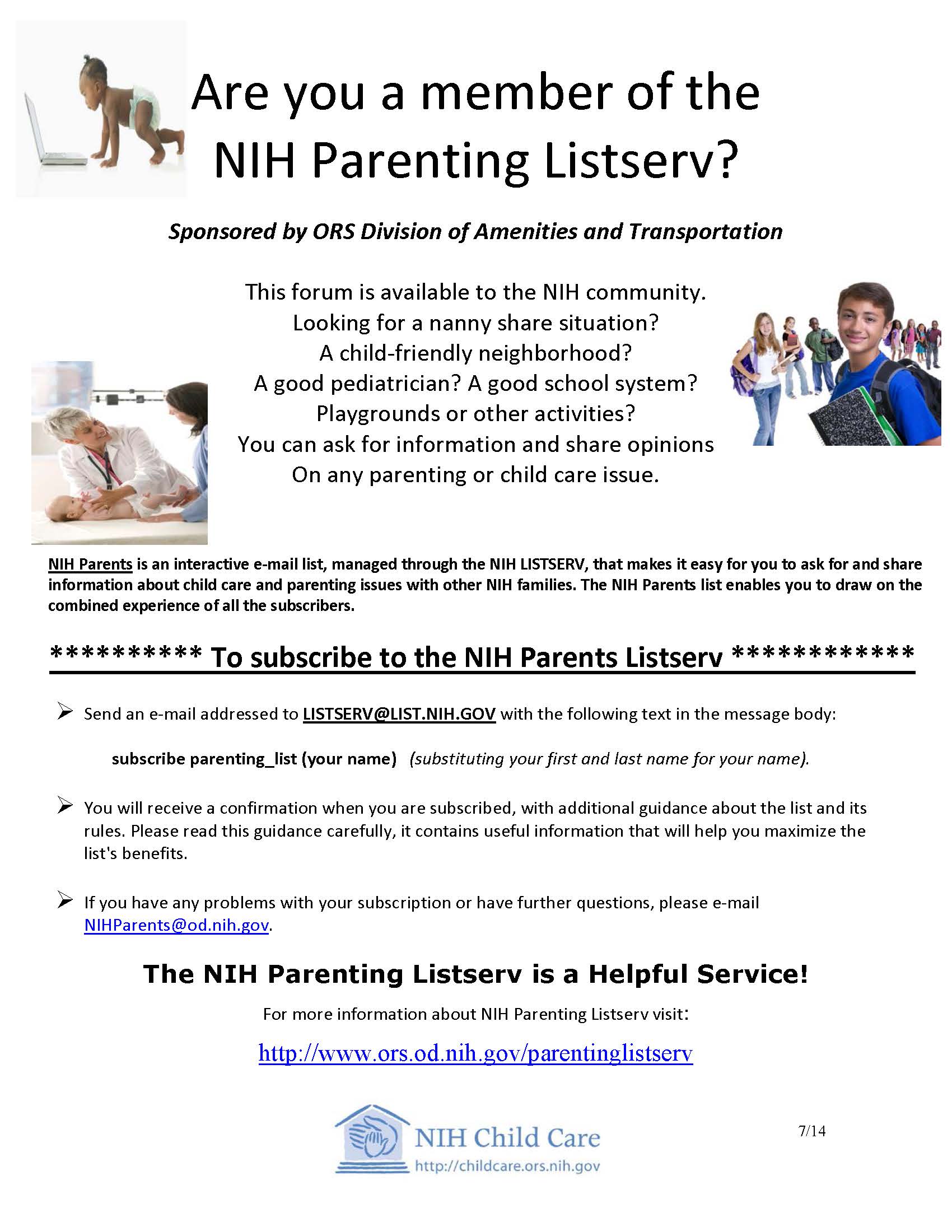 NIH Parenting Listserv