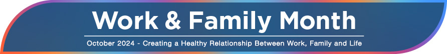 Work and Family Month at NIH banner