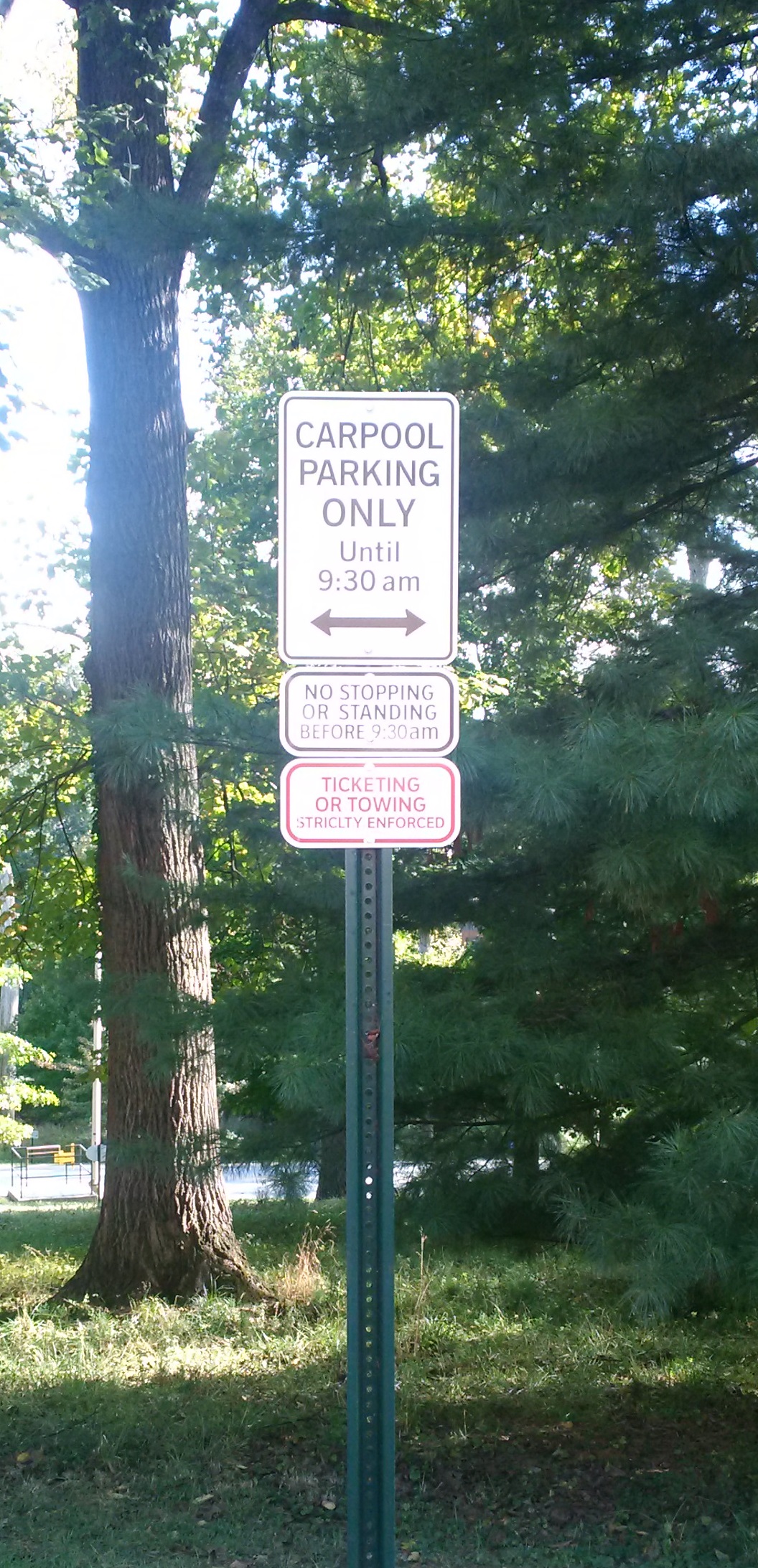 Image of NIH Carpool Parking Area