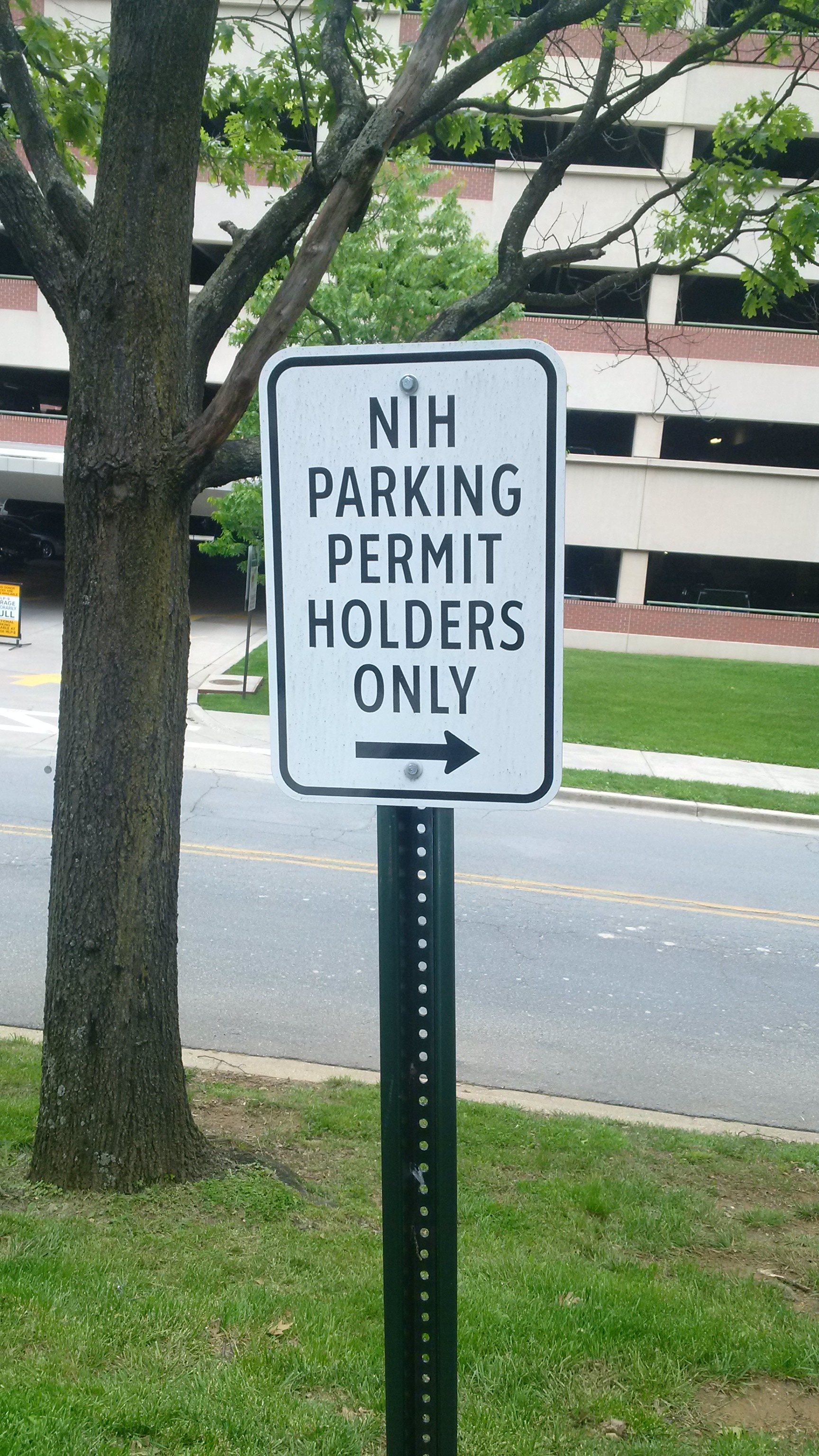 Image of NIH General Permit Sign