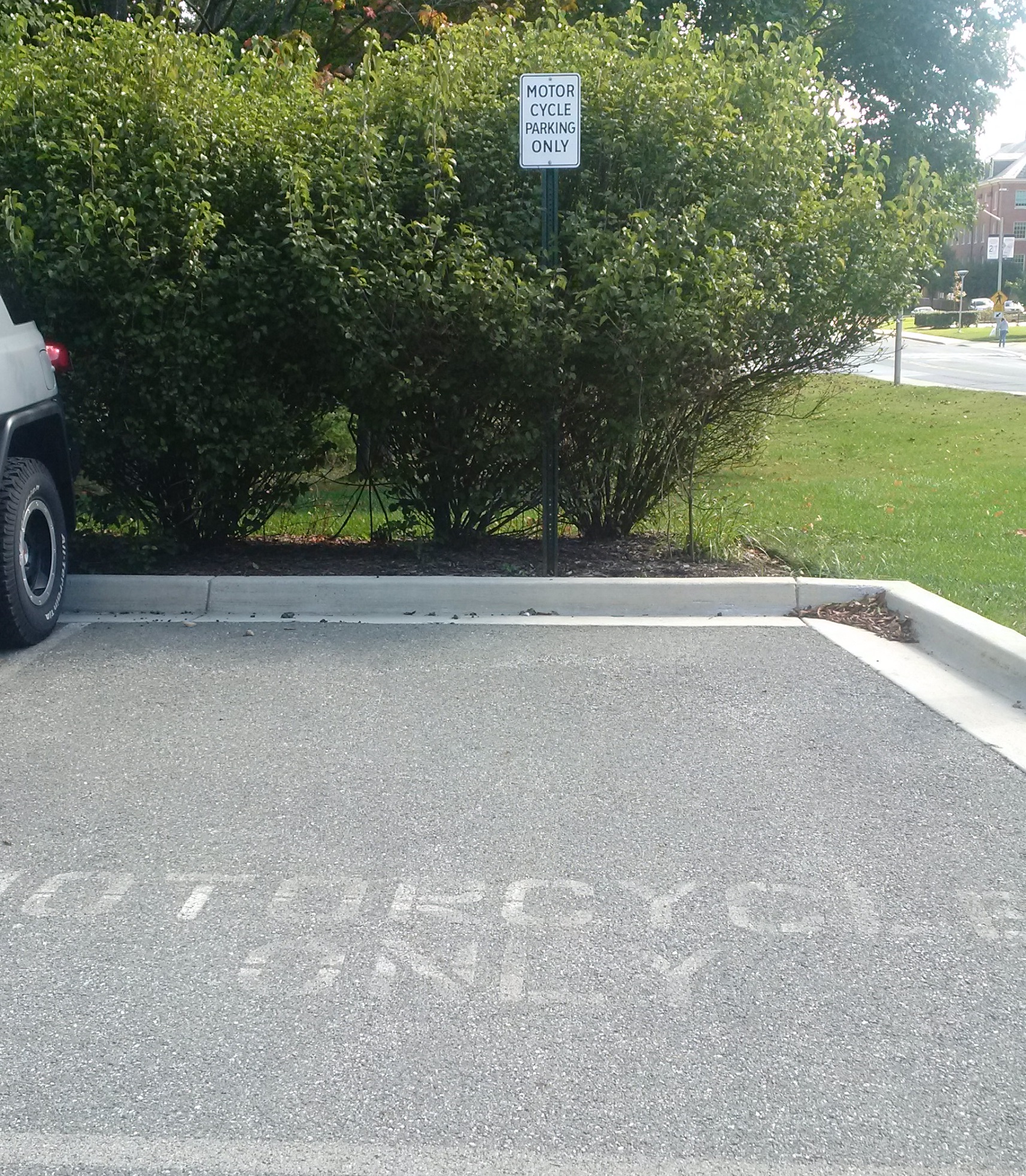 Image of Motorcycle Parking Area