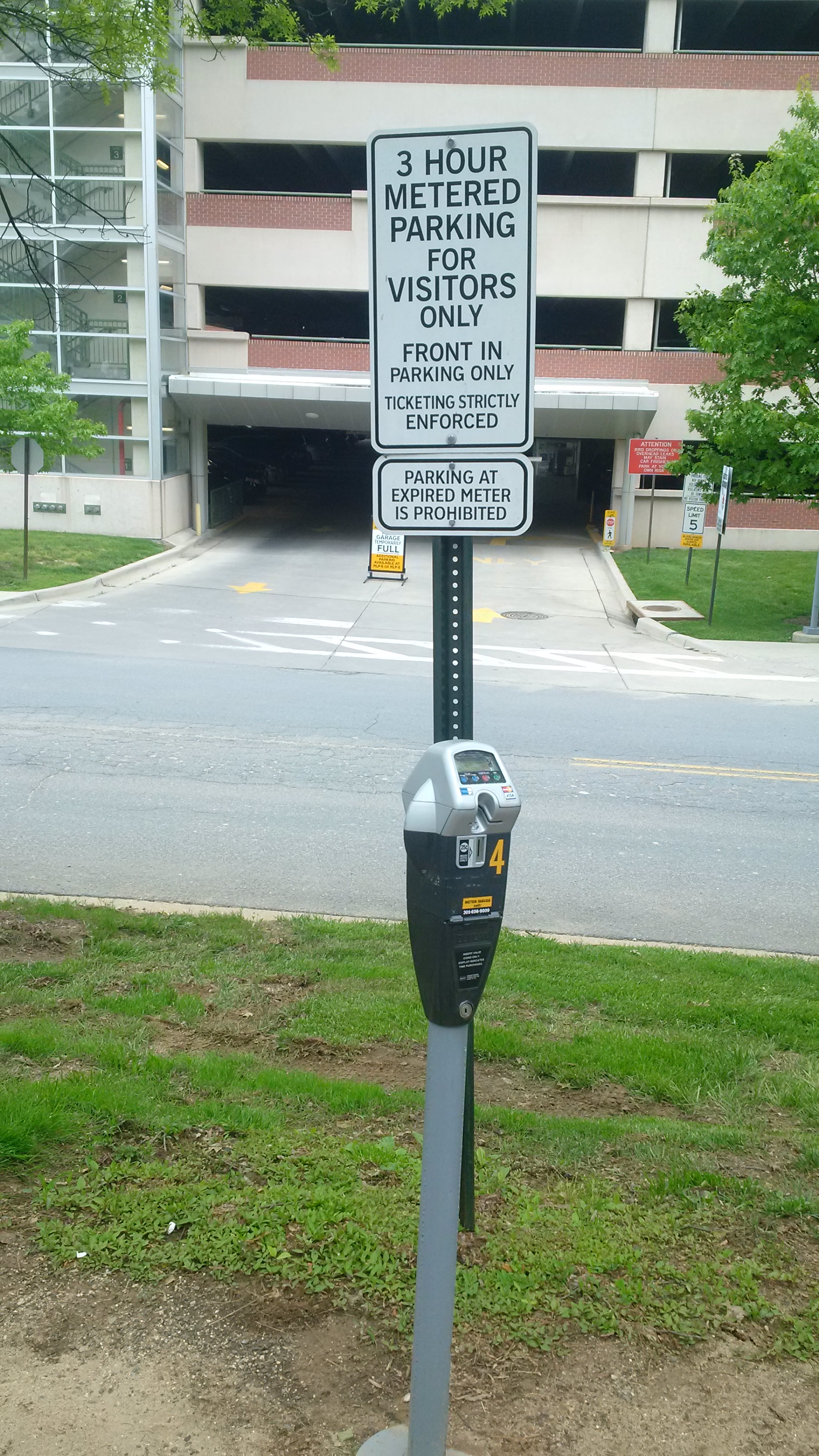 Image of NIH Visitor Parking Area