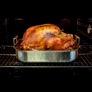 Turkey in Oven Image