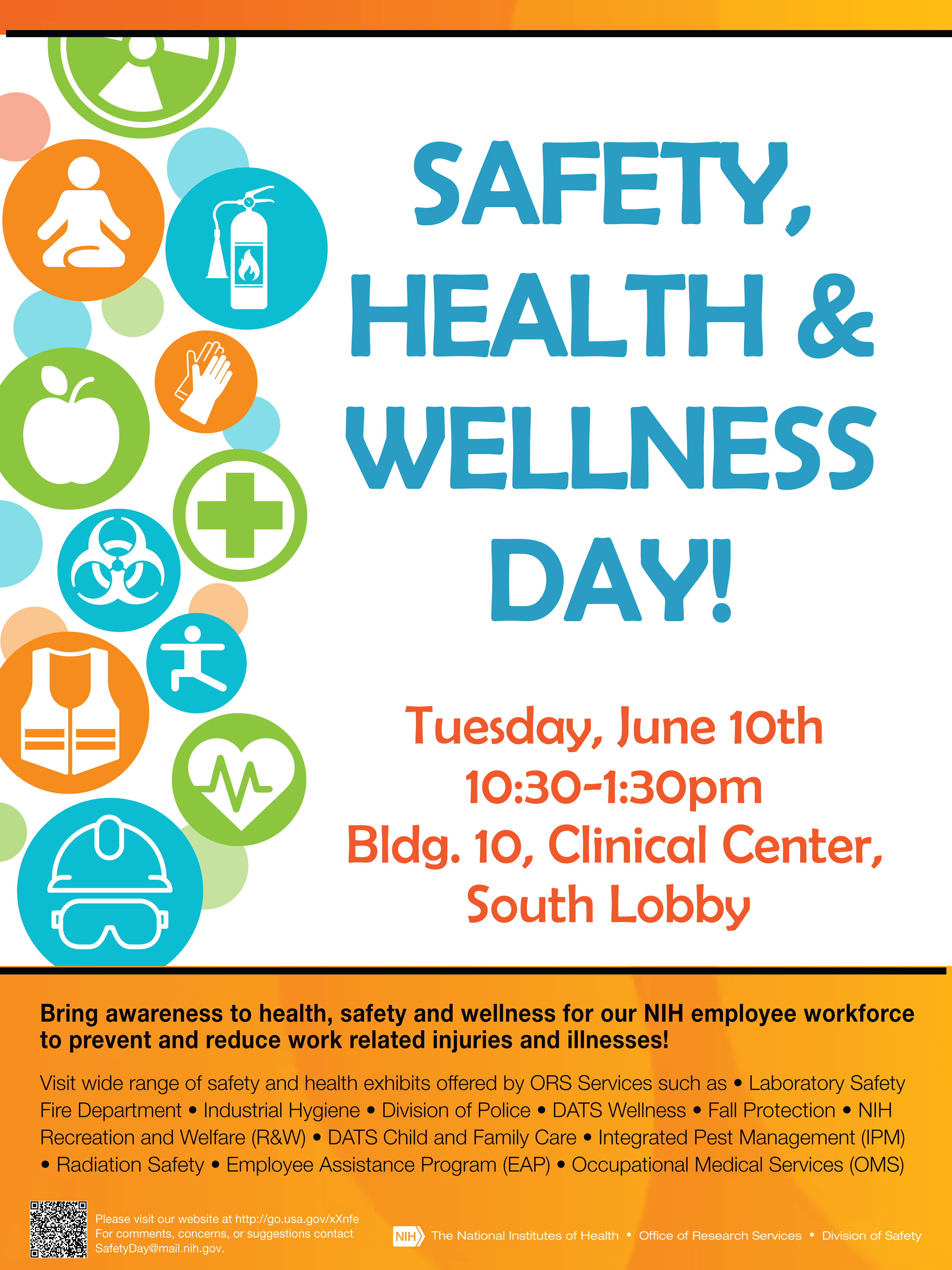 Safety Wellness & Health Day Poster