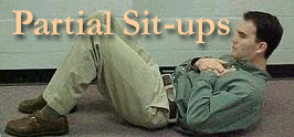 Partial sit-up