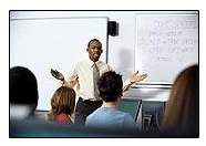 Photo of students in a training class